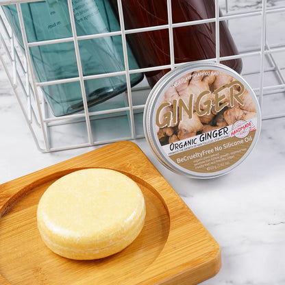 Transform Your Hair with Our Natural Ginger Shampoo Bar – Revitalize, Strengthen, and Nourish Your Locks!
