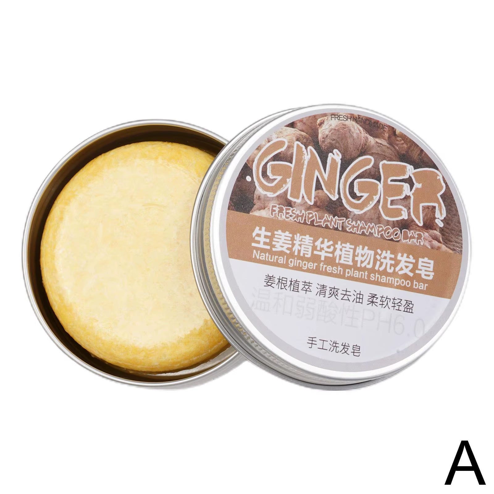 Transform Your Hair with Our Natural Ginger Shampoo Bar – Revitalize, Strengthen, and Nourish Your Locks!