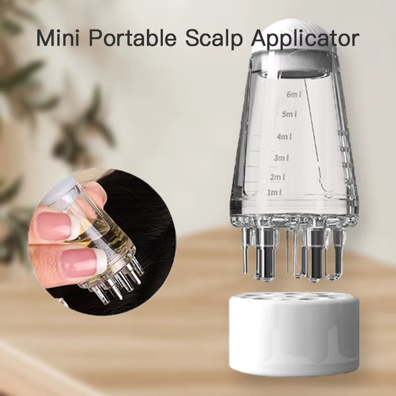 Transform Your Hair Care Routine with Our Mini Portable Scalp Applicator Comb! Ideal for Effortlessly Applying Hair Growth Serums and Oils! 🌟💆‍♀️✨